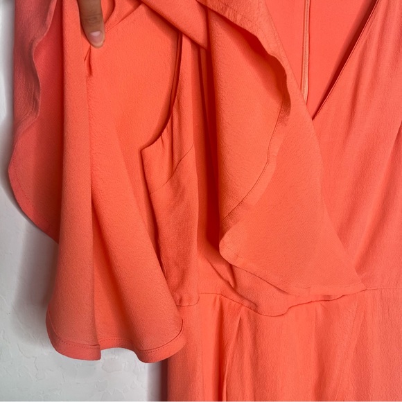 ELLIAT Asymmetric Wrap Midi Dress. Size XS - Picture 6 of 10